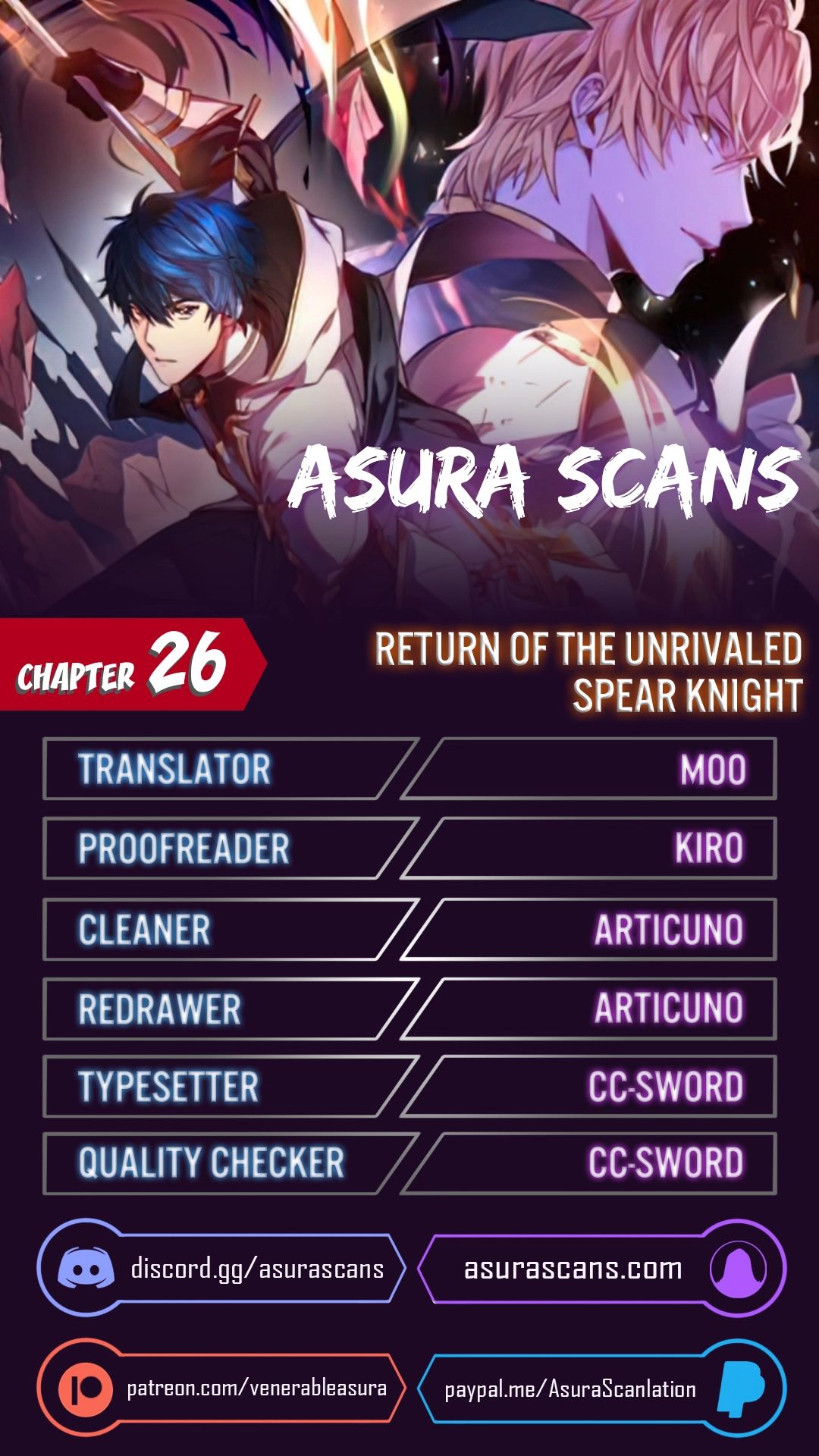 Return of the Legendary Spear Knight Chapter 26 - Page 1