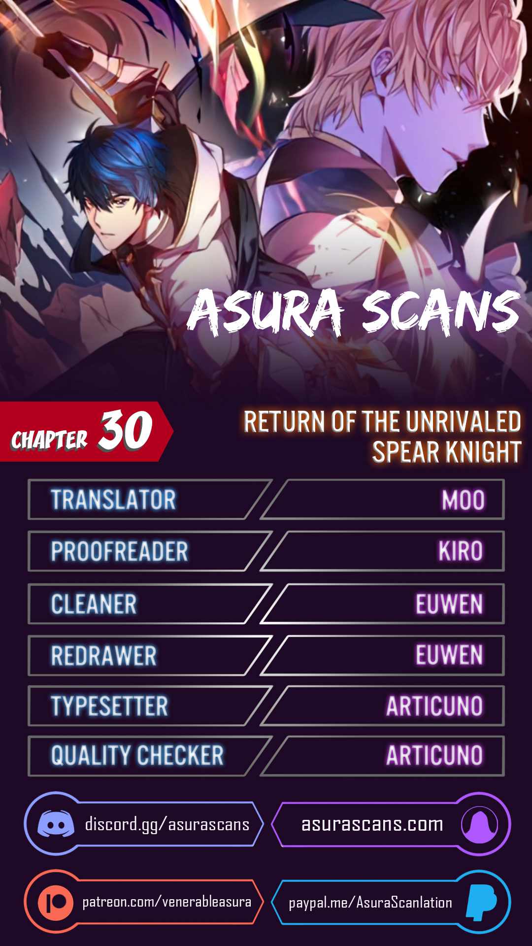 Return of the Legendary Spear Knight Chapter 30 - Page 1