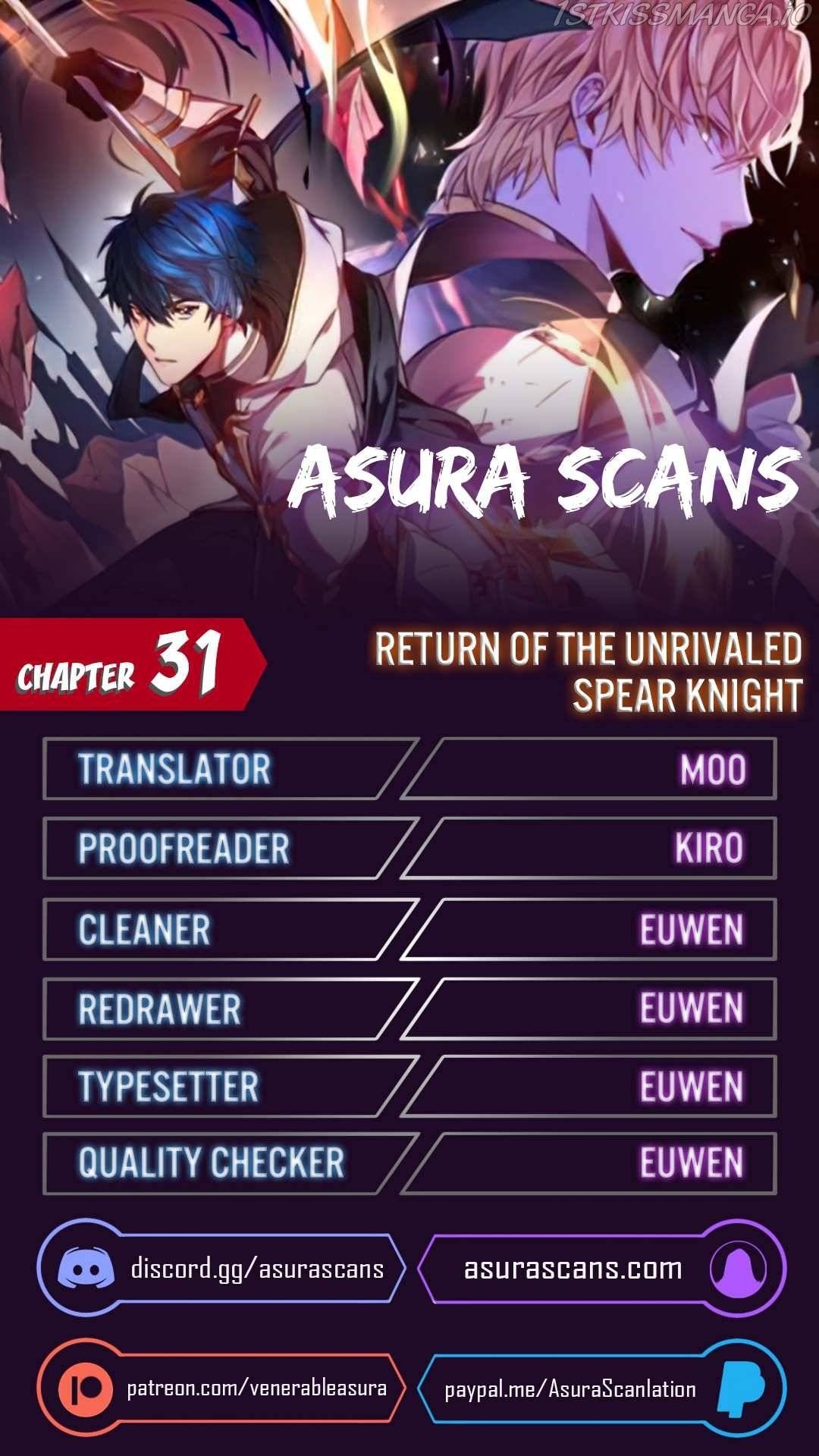 Return of the Legendary Spear Knight Chapter 31 - Page 1