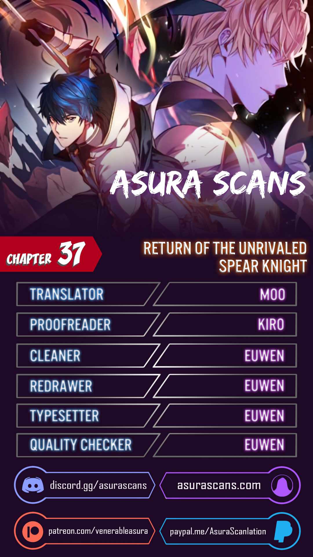 Return of the Legendary Spear Knight Chapter 37 - Page 1