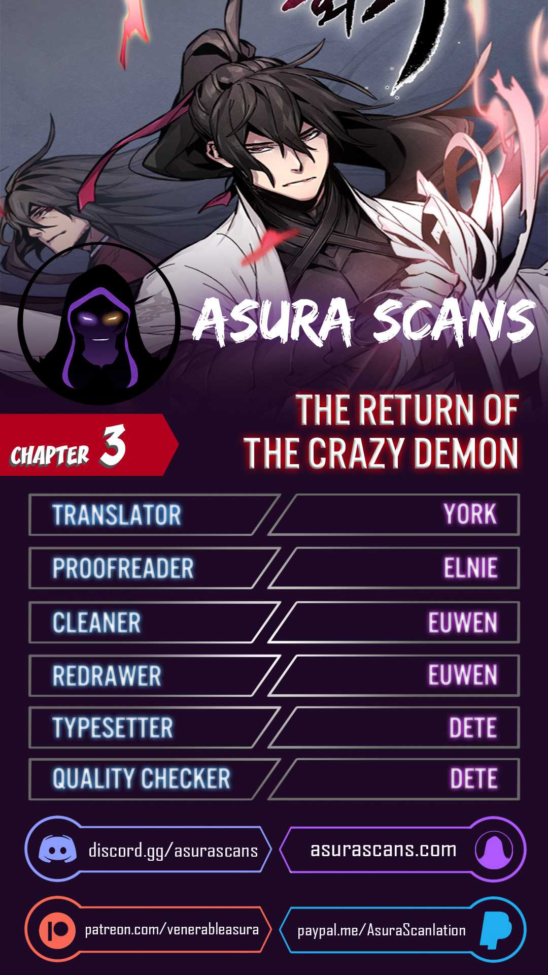 Return of the Mad Demon Chapter 3 - Page 1