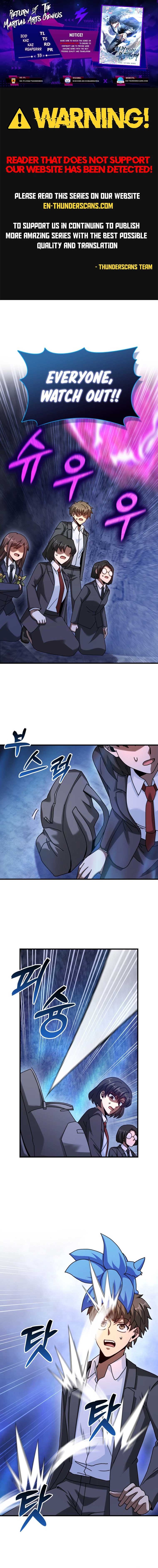 Return of the Martial Arts Genius Chapter 33 - Page 1