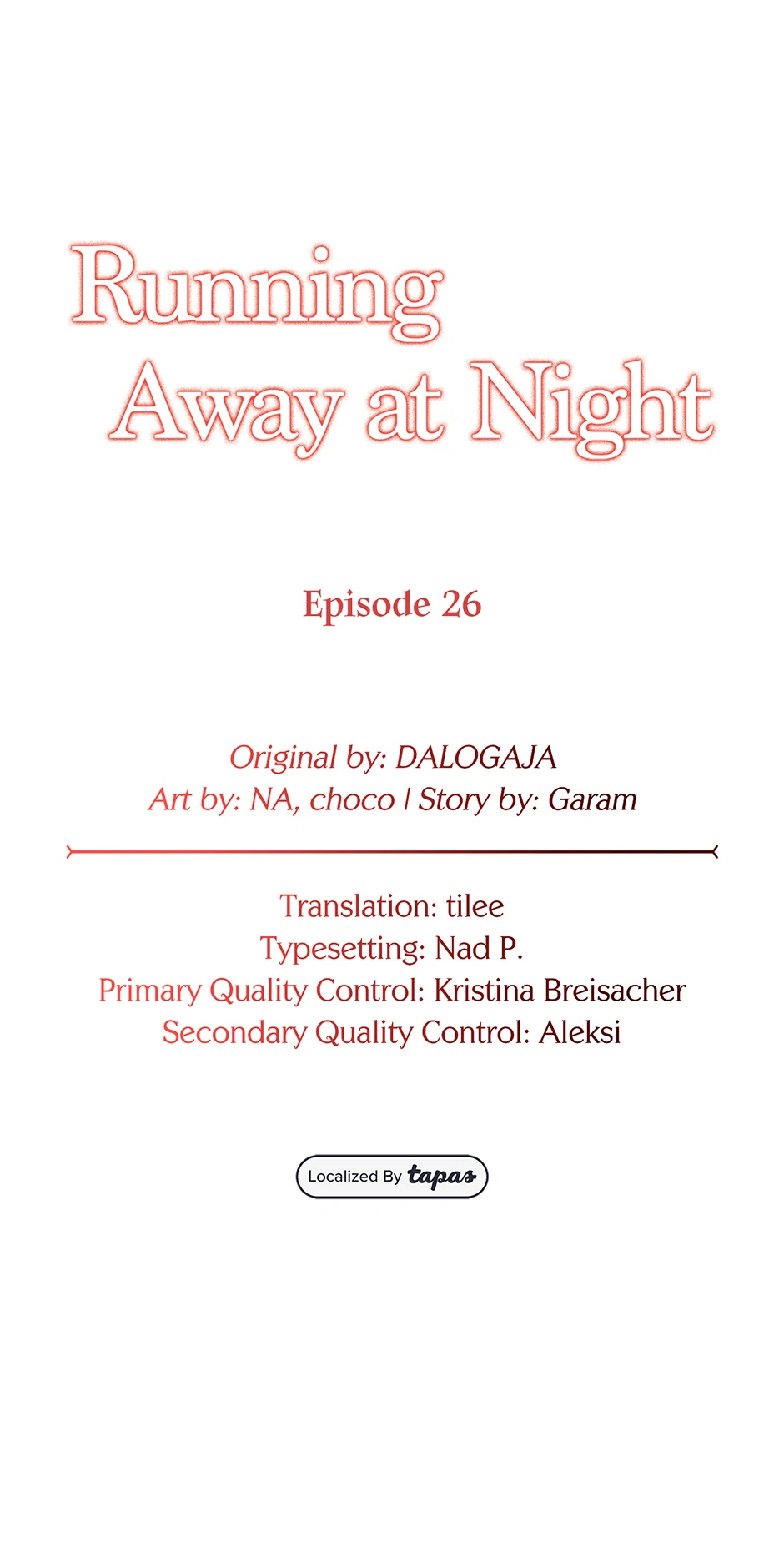 Running Away at Night Chapter 26 - Page 14
