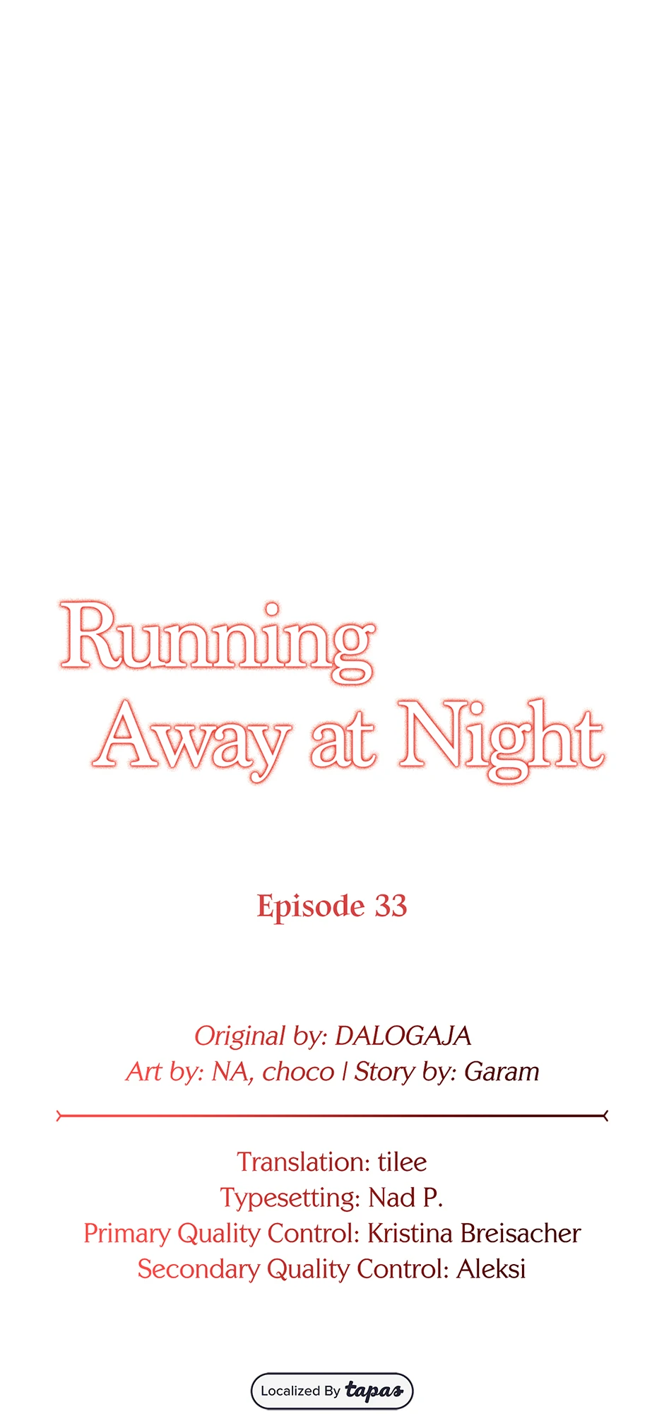 Running Away at Night Chapter 33 - Page 10