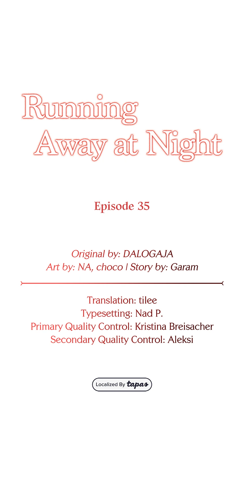 Running Away at Night Chapter 35 - Page 12