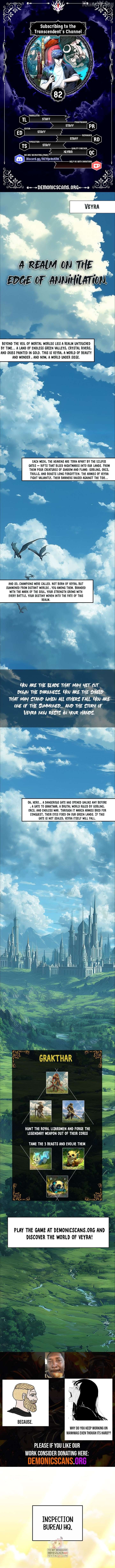 Subscribing To The Transcendent’s Channel Chapter 82 - Page 1