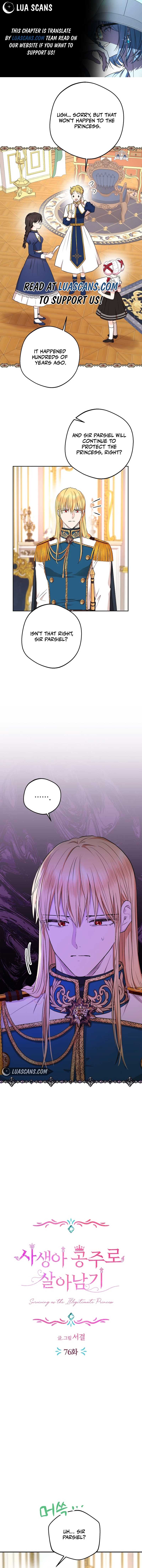 Surviving as an Illegitimate Princess Chapter 76 - Page 1