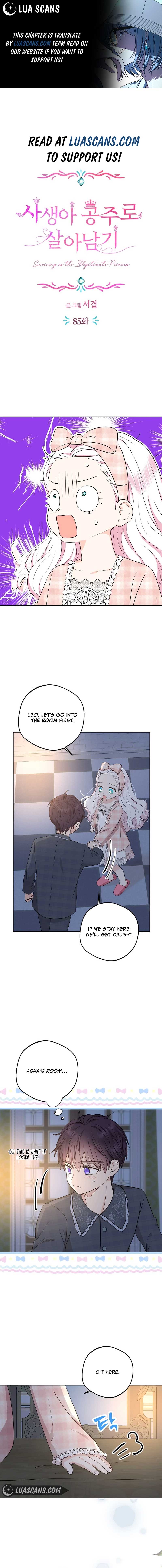 Surviving as an Illegitimate Princess Chapter 85 - Page 1