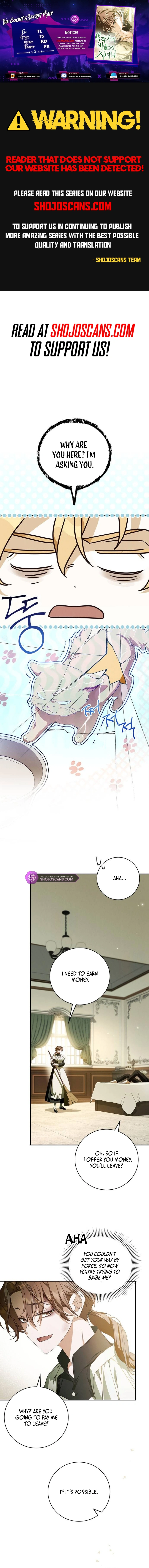 The Count’s Secret Maid Chapter 6 - Page 1