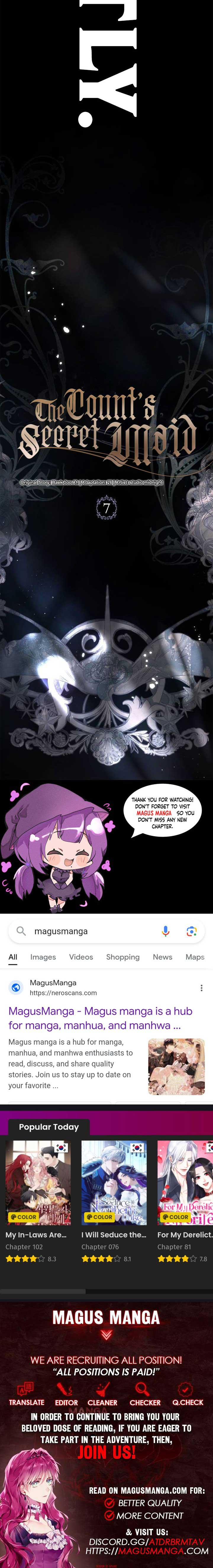 The Count’s Secret Maid Chapter 7 - Page 9