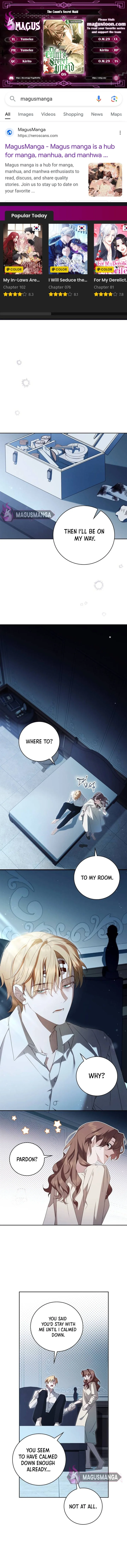 The Count’s Secret Maid Chapter 8 - Page 1