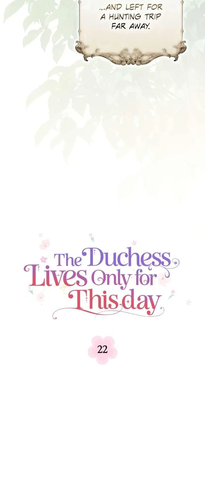 The Duchess Lives Only for This Day Chapter 22 - Page 18