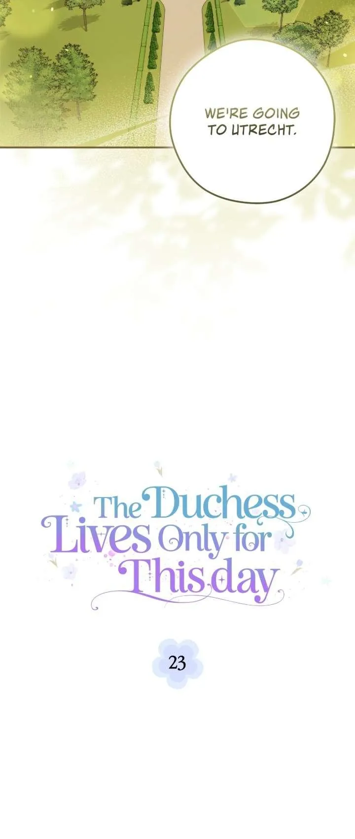 The Duchess Lives Only for This Day Chapter 23 - Page 9
