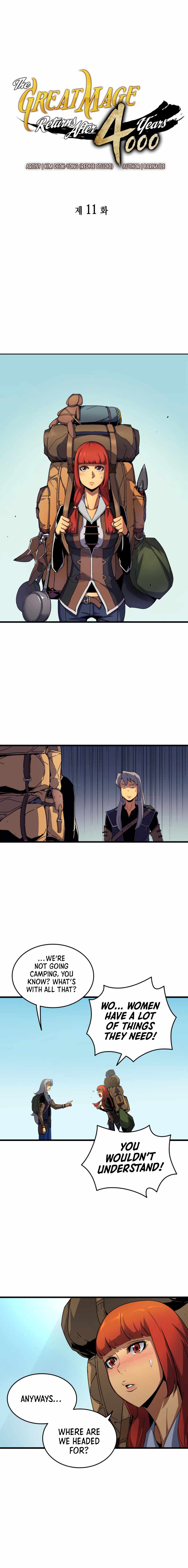 The Great Mage Returns After 4000 Years Chapter 11 - Page 1