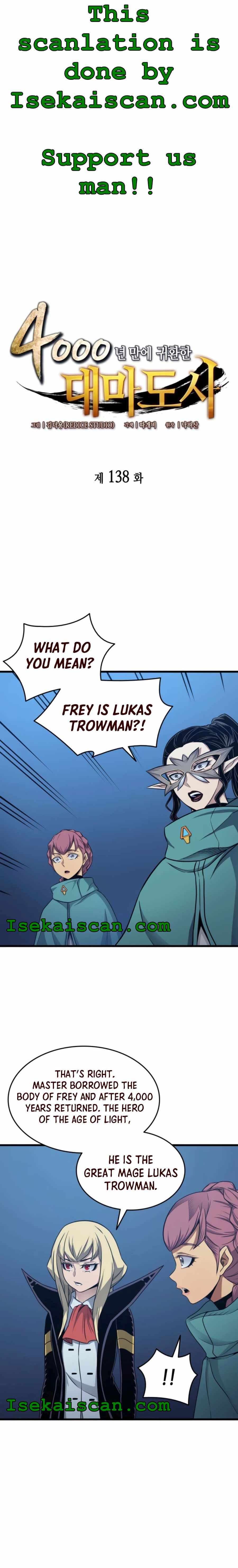 The Great Mage Returns After 4000 Years Chapter 138 - Page 1