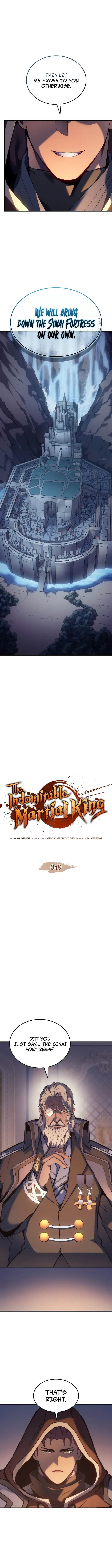 The Indomitable Martial King Chapter 49 - Page 1