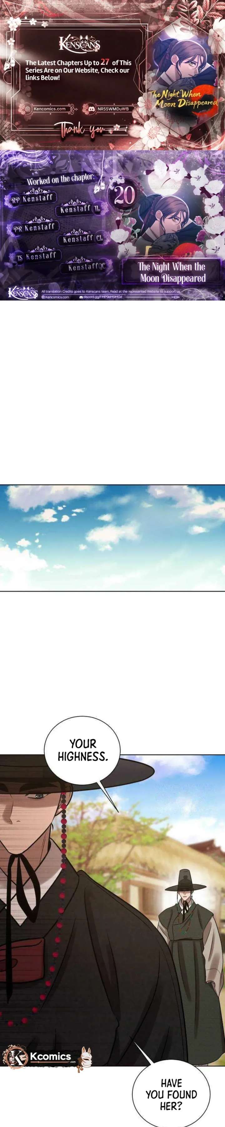 The Night When the Moon Disappeared Chapter 20 - Page 1