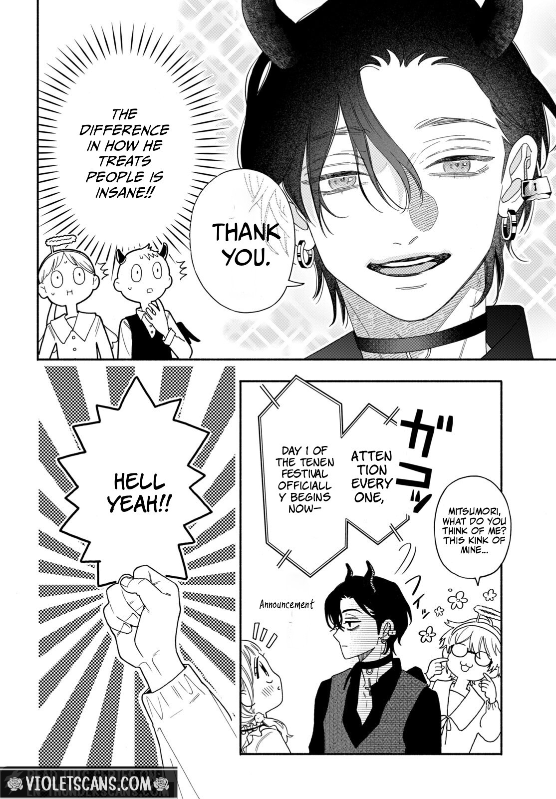 The Pure Love of the Fallen Angel Komori-kun Chapter 5.1 - Page 14