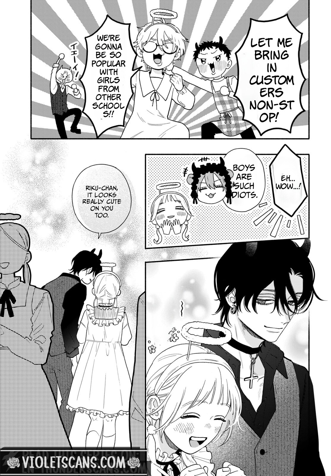 The Pure Love of the Fallen Angel Komori-kun Chapter 5.1 - Page 15