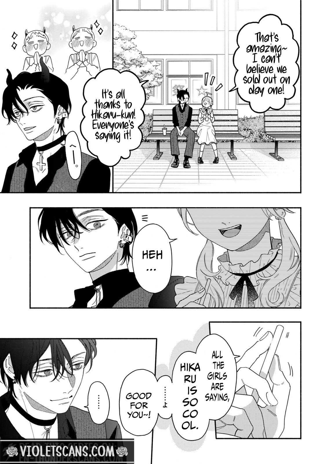 The Pure Love of the Fallen Angel Komori-kun Chapter 5.2 - Page 10