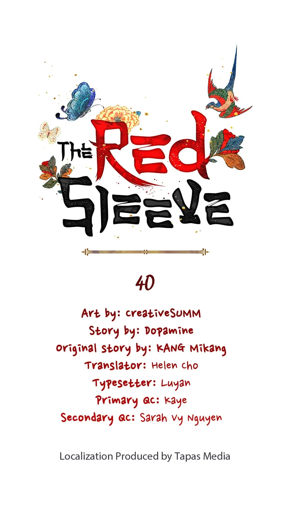 The Red Sleeve Chapter 40 - Page 1