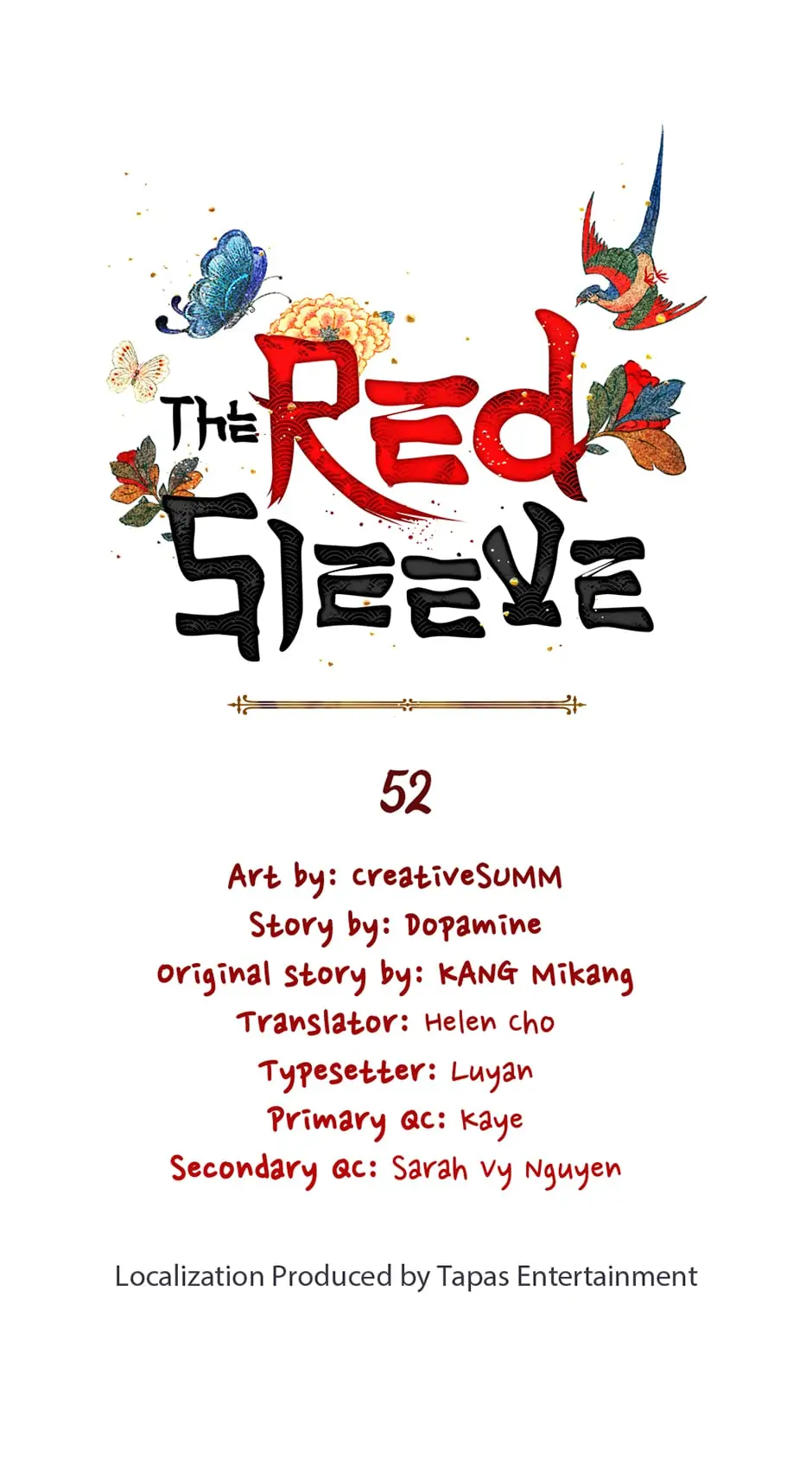 The Red Sleeve Chapter 52 - Page 1