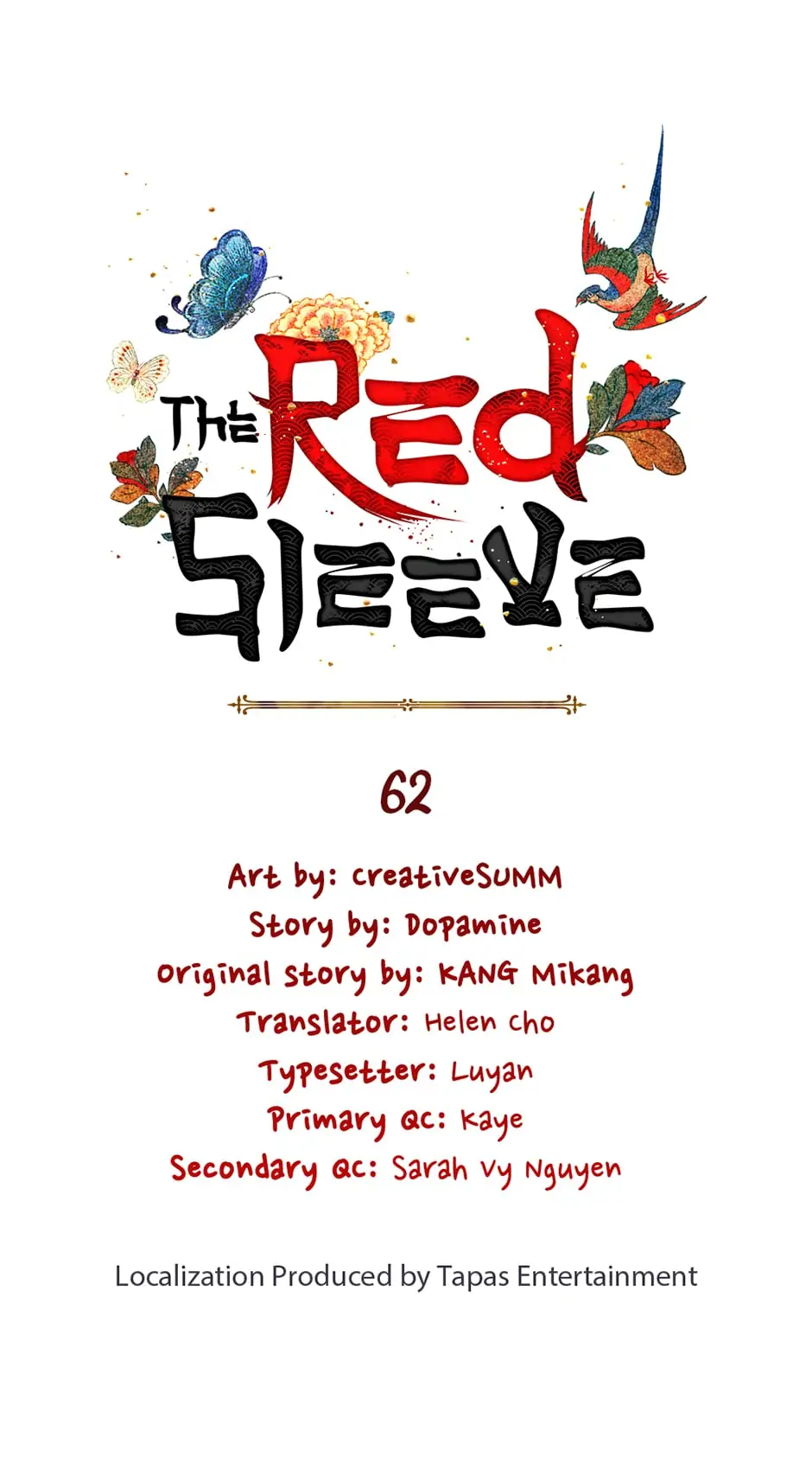 The Red Sleeve Chapter 62 - Page 1