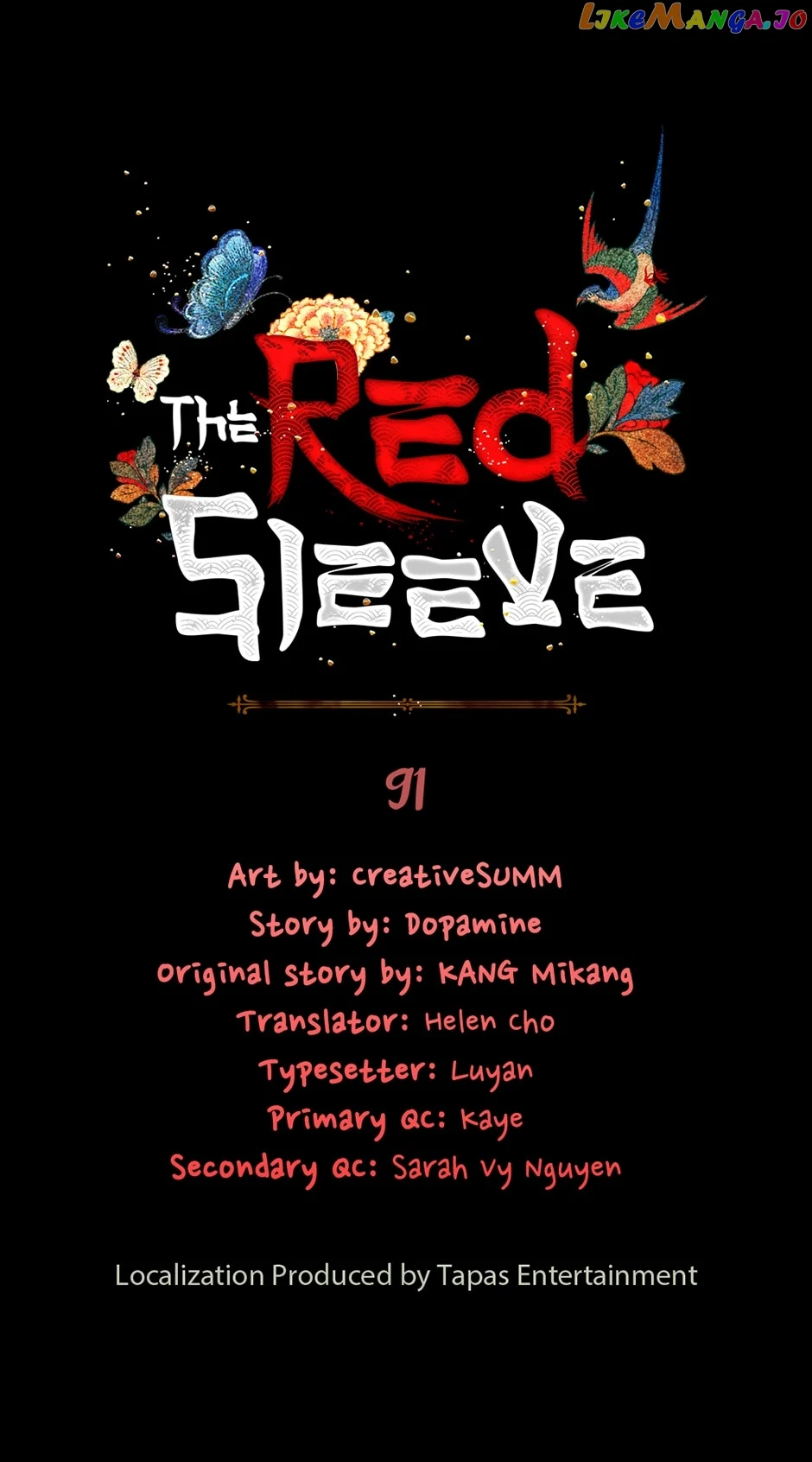 The Red Sleeve Chapter 91 - Page 1