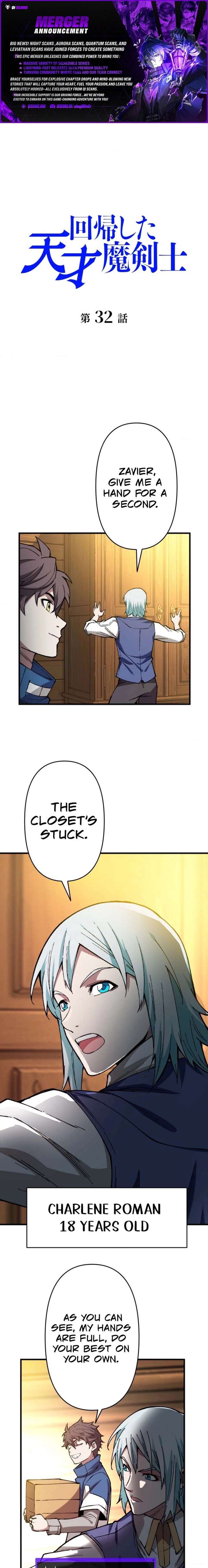 The Regressed Genius Magic Swordsman Chapter 32 - Page 1