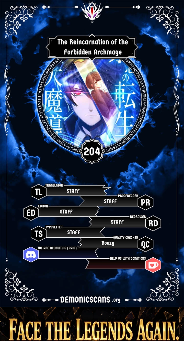 The Reincarnation of the Forbidden Archmage Chapter 204 - Page 1