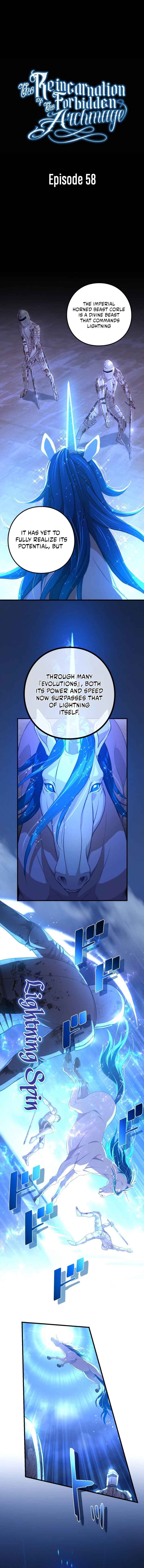 The Reincarnation of the Forbidden Archmage Chapter 58 - Page 1