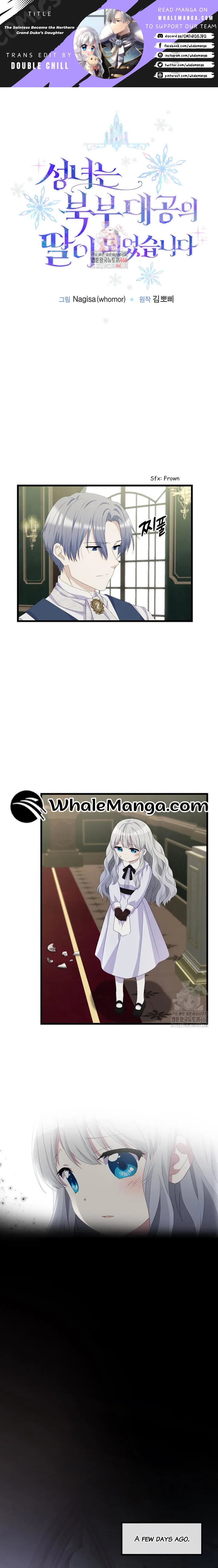 The Saintess Became the Northern Grand Duke’s Daughter Chapter 19 - Page 1