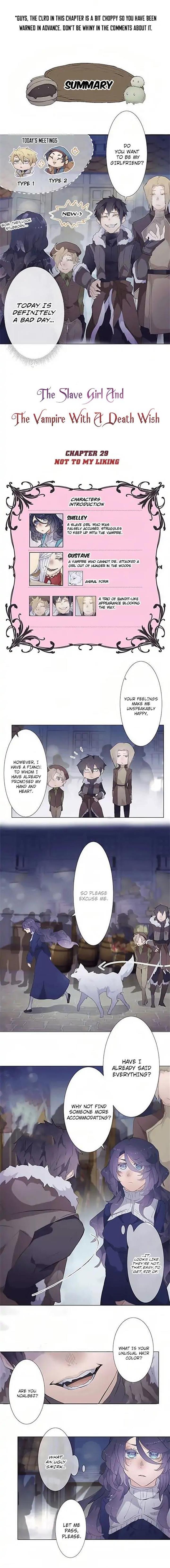 The Slave Girl And The Vampire With A Death Wish Chapter 29 - Page 1