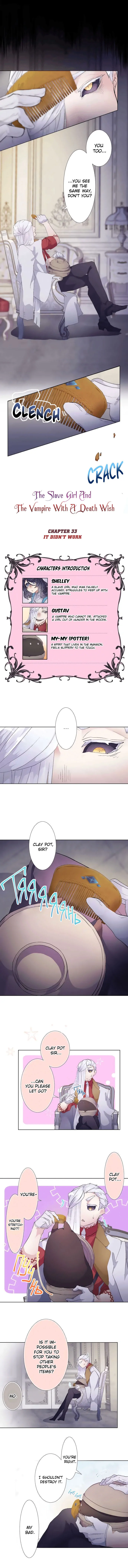 The Slave Girl And The Vampire With A Death Wish Chapter 34 - Page 1
