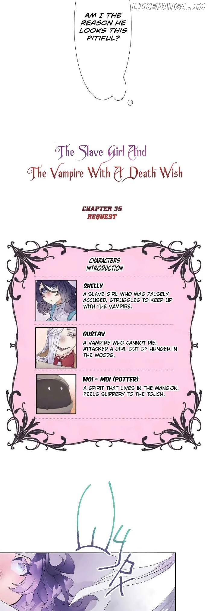 The Slave Girl And The Vampire With A Death Wish Chapter 35 - Page 2