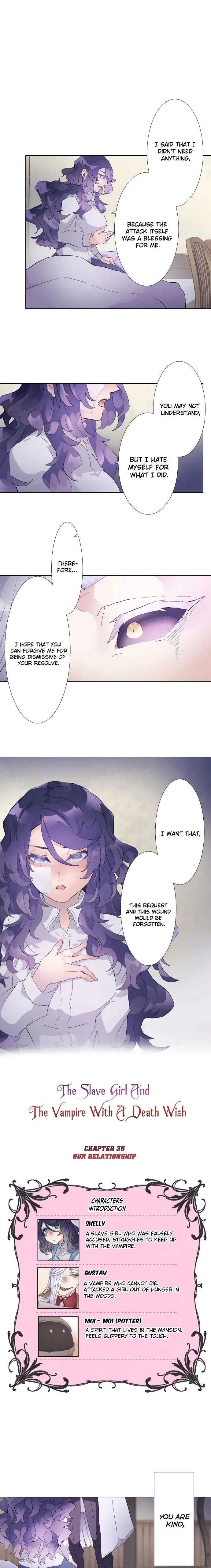 The Slave Girl And The Vampire With A Death Wish Chapter 36 - Page 2