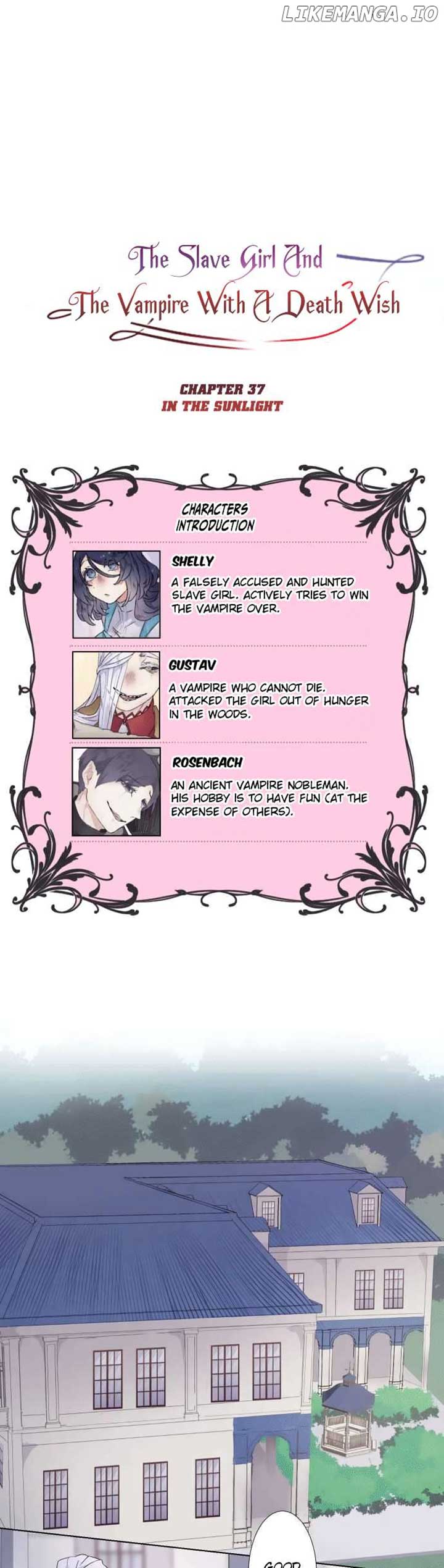 The Slave Girl And The Vampire With A Death Wish Chapter 37 - Page 1