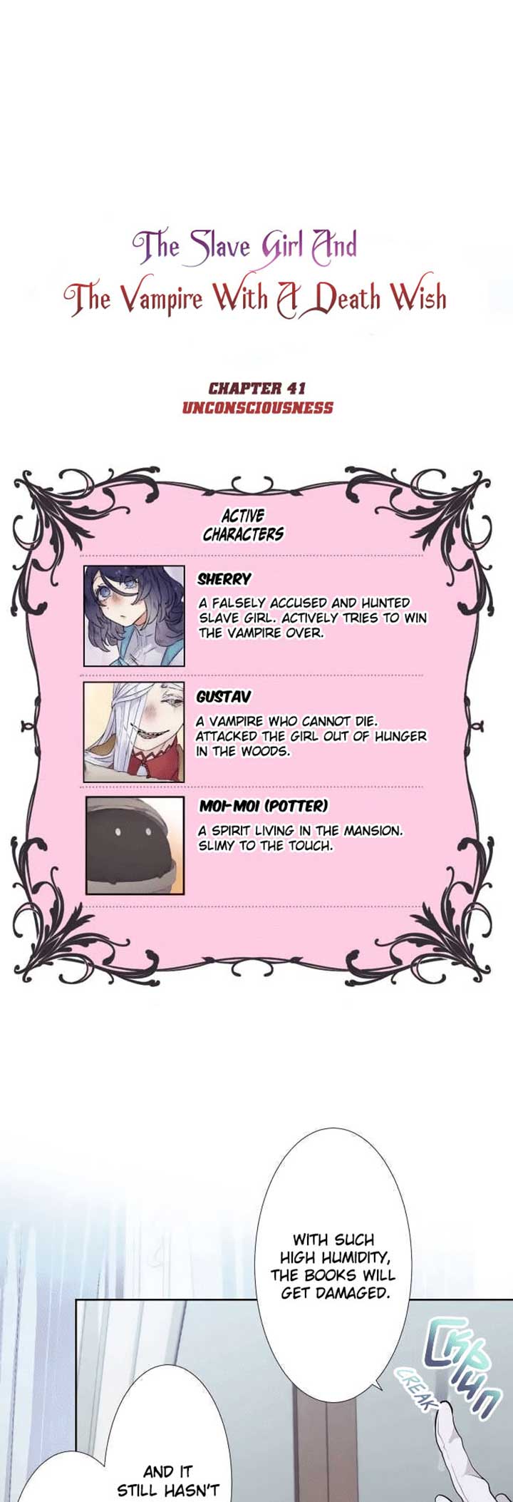 The Slave Girl And The Vampire With A Death Wish Chapter 41 - Page 2