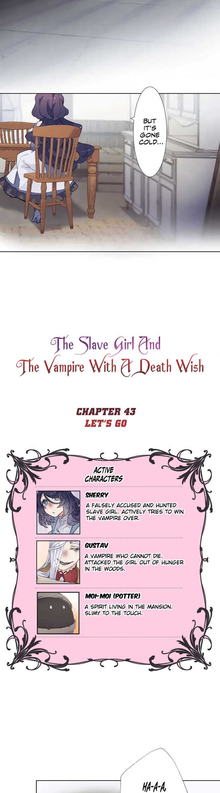 The Slave Girl And The Vampire With A Death Wish Chapter 43 - Page 3