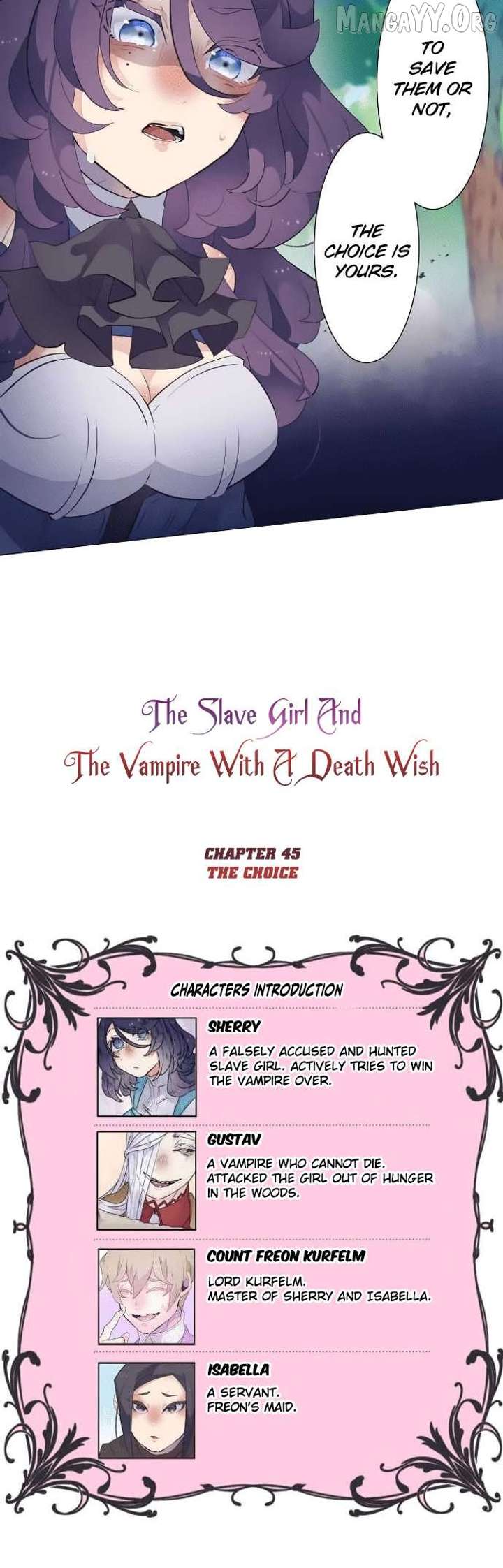 The Slave Girl And The Vampire With A Death Wish Chapter 45 - Page 5