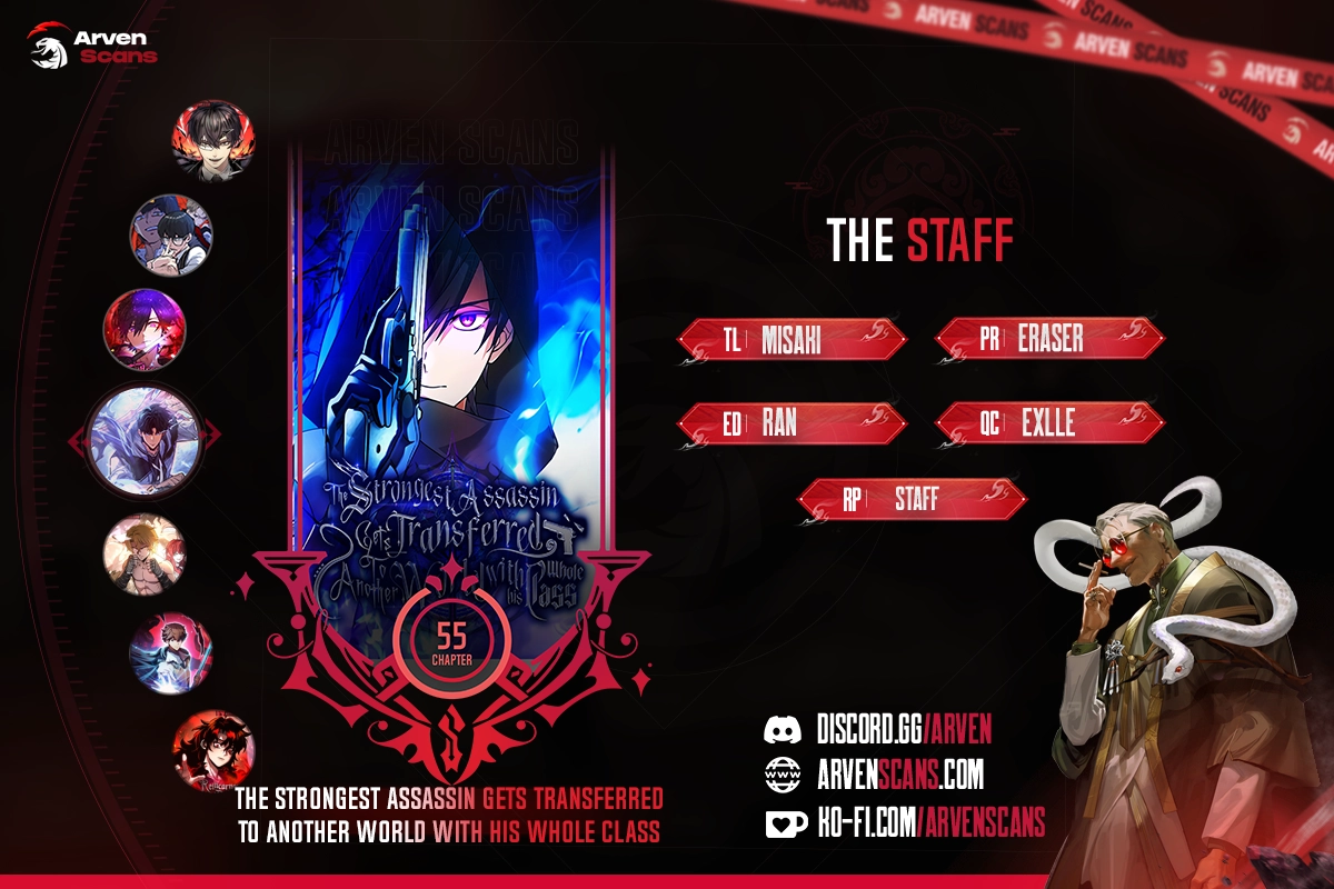 The strongest assassin gets transferred to another world with his whole class Chapter 55 - Page 1