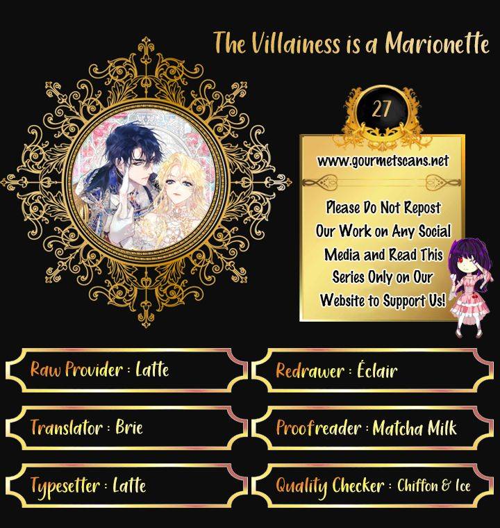 The Villainess Is A Marionette Chapter 27 - Page 1