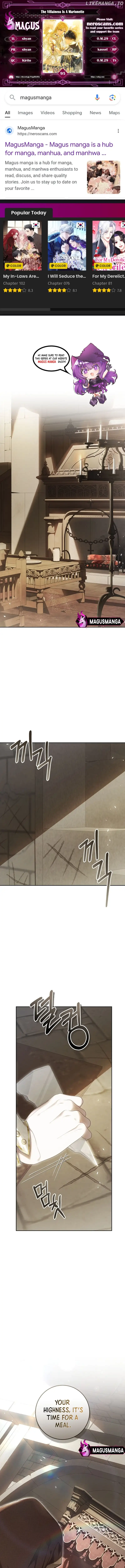 The Villainess Is A Marionette Chapter 95 - Page 1
