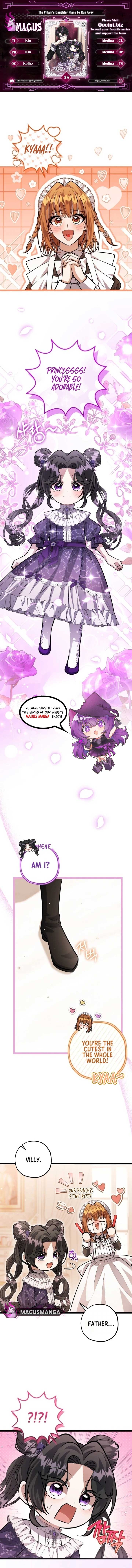 The Villain’s Daughter Plans to Run Away Chapter 38 - Page 1