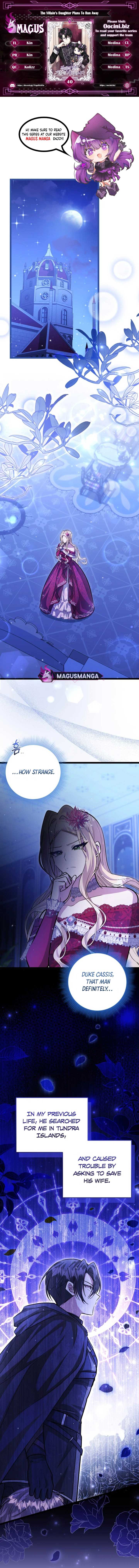 The Villain’s Daughter Plans to Run Away Chapter 40 - Page 1