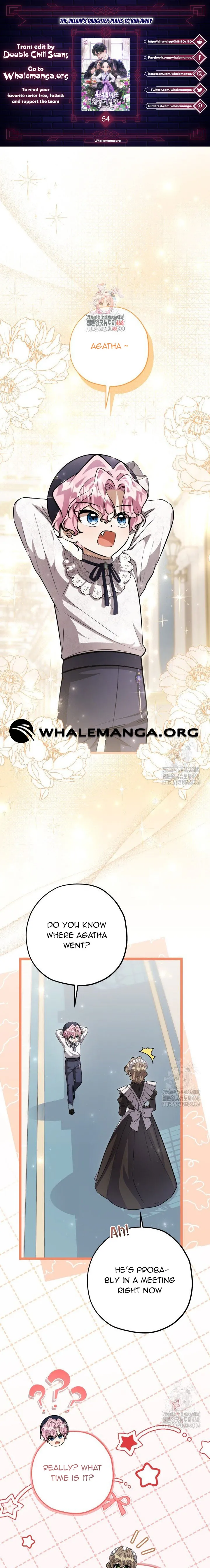 The Villain’s Daughter Plans to Run Away Chapter 54 - Page 1