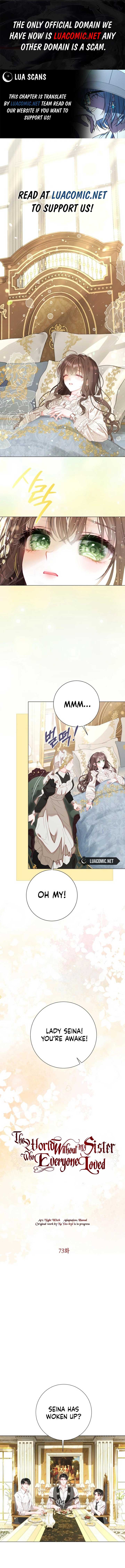 The World Without My Sister Who Everyone Loved Chapter 73 - Page 1