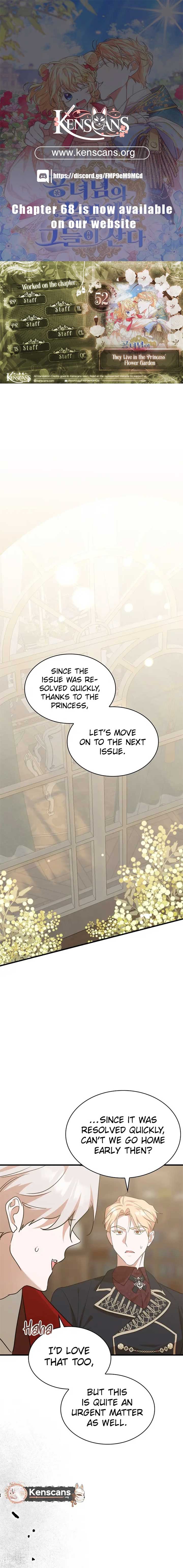They Live in the Princess’ Flower Garden Chapter 52 - Page 1
