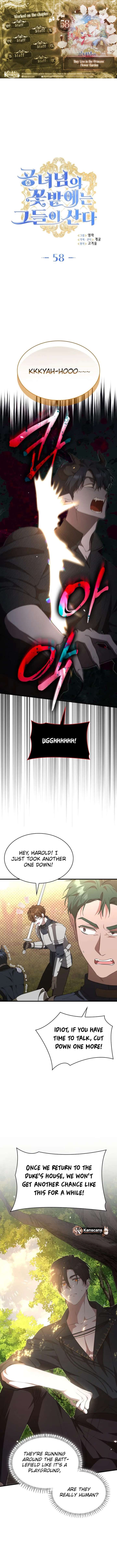 They Live in the Princess’ Flower Garden Chapter 58 - Page 1