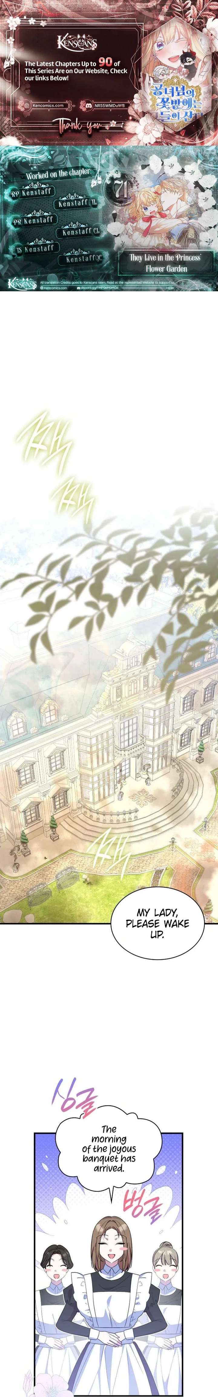 They Live in the Princess’ Flower Garden Chapter 71 - Page 1